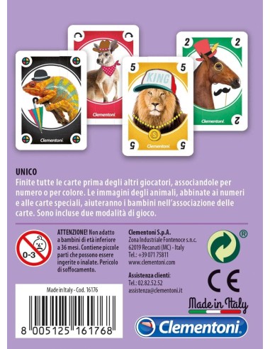 GIOCO CARTE UNICO CLEMENTONI su Shop in Casa