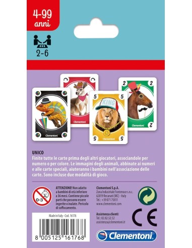 GIOCO CARTE UNICO CLEMENTONI su Shop in Casa