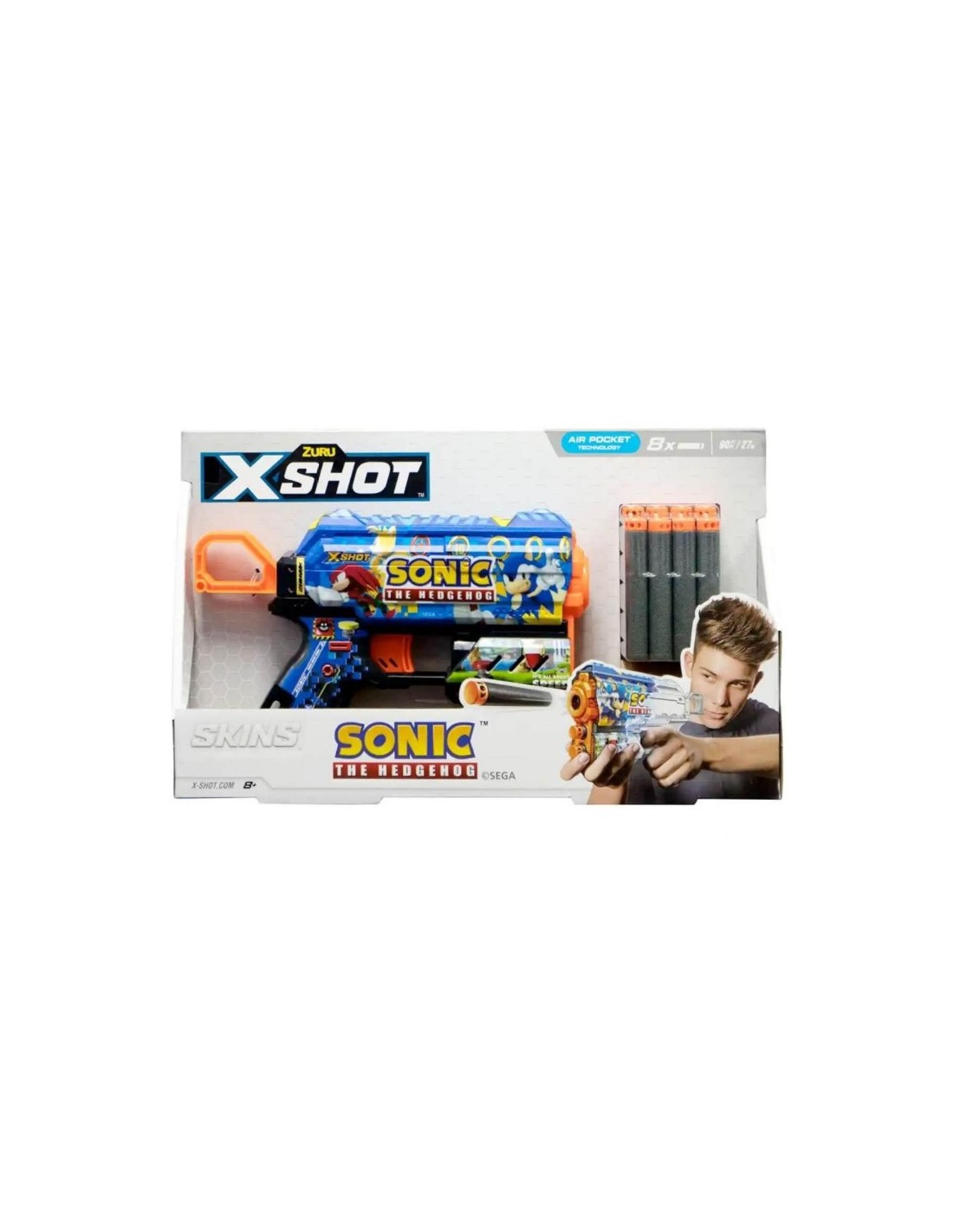 X-SHOT ZUR36648 SONIC FLUX PISTOLA SPARADARDI su Shop in Casa