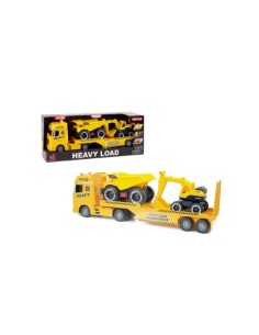 "Camion Trasporto 2 Veicoli Cantiere – Bisarca con Luci e Suoni | Shop in Casa"