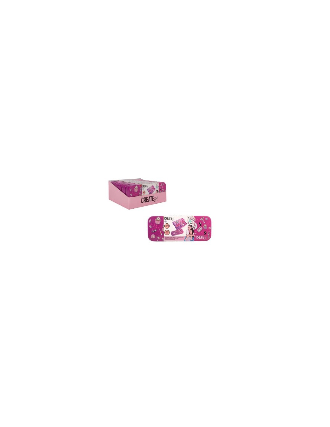 "Create It! Cofanetto Make Up in Latta per Bambini | Set Trucco Completo | Shop in Casa"