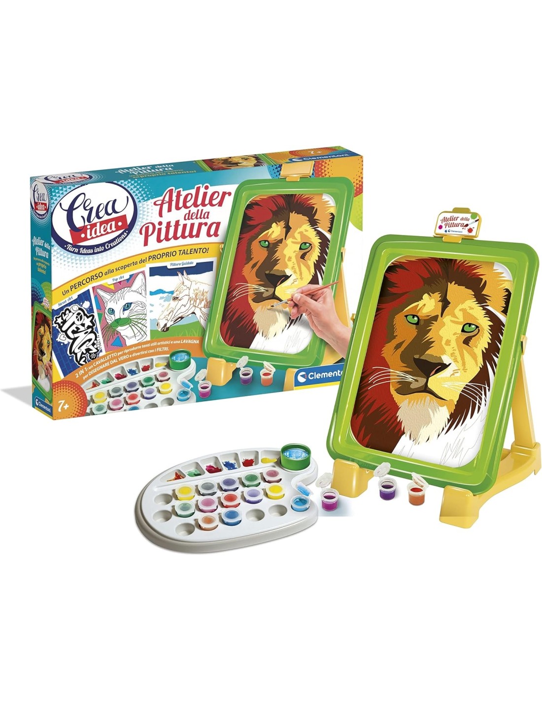 IDEA ATELIER DELLA PITTURA CREA IDEA Kit per Imparare a Dipingere p...