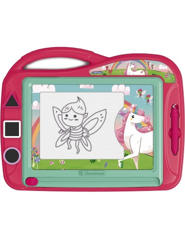 LAVAGNA MAGNETICA CON UNICORNI CLEMENTONI PER BAMBINI su Shop in Casa