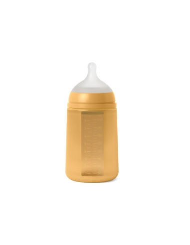 BIBERON - CIUCCETTI - TETTARELLE: vendita online Suavinex biberon silicone 240 ml Colour EssenceMANGO in offerta