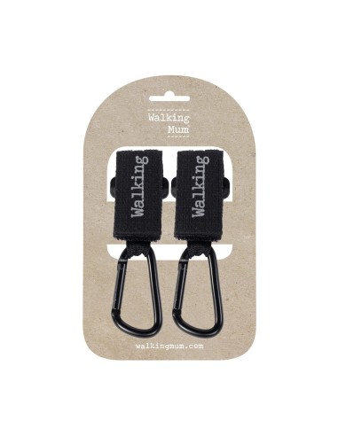 ACCESSORI: vendita online SET 2 GANCI X PASSASSEGGINO NERO in offerta
