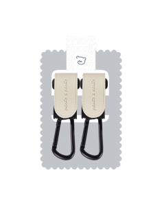 ACCESSORI: vendita online SET 2 GANCI X PASSEGGINO CREAM in offerta 2