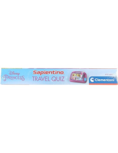 SAPIENTINO CLEMENTONI PRINCESS TRAVEL QUIZ CON 9 SCHEDE E 18 ATTIVI...