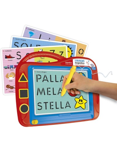 SAPIENTINO LAVAGNA MAGNETICA CLEMENTONI GIOCO EDUCATIVO PER BAMBINI...