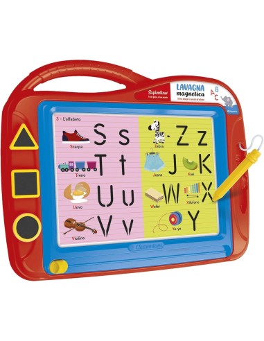 SAPIENTINO LAVAGNA MAGNETICA CLEMENTONI GIOCO EDUCATIVO PER BAMBINI...