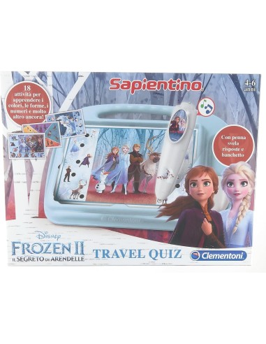 SAPIENTINO CLEMENTONI FROZEN2 TRAVEL QUIZ GIOCO EDUCATIVO PER BAMBI...