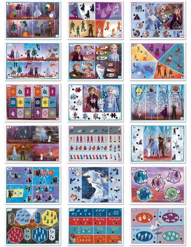 SAPIENTINO CLEMENTONI FROZEN2 TRAVEL QUIZ GIOCO EDUCATIVO PER BAMBI...