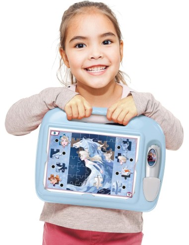 SAPIENTINO CLEMENTONI FROZEN2 TRAVEL QUIZ GIOCO EDUCATIVO PER BAMBI...