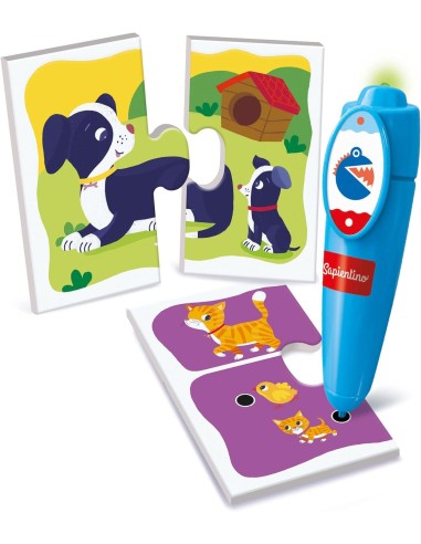 SAPIENTINO CLEMENTONI CUCCIOLI PENNA INTERATTIVA GIOCO EDUCATIVO PE...