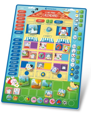 SAPIENTINO CLEMENTONI ORGANIZER MAGNETICO GIOCO EDUCATIVO PER BAMBI...