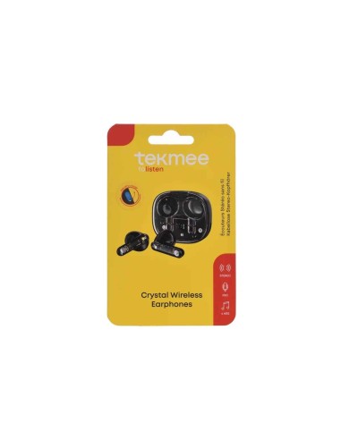 M - FOTO - ACCESSORI - BATTERIE: vendita online Tekmee coppia di auricolari tws stereo bluetooth crystal wireless in offerta