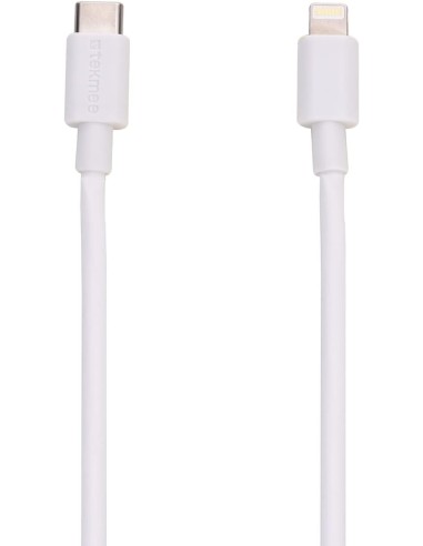 M - FOTO - ACCESSORI - BATTERIE: vendita online Tekmee Cavo USB 1 metro da Type C a Lightning per iPhone, Ricarica rapida da ...