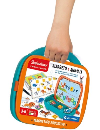 SAPIENTINO CLEMENTONI ALFABETO E ANIMALI GIOCO EDUCATIVO PER BAMBIN...
