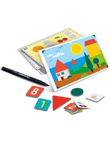 SAPIENTINO CLEMENTONI VALIGETTA NUMERI E FORME GIOCO EDUCATIVO PER ...