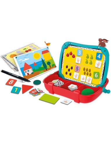 SAPIENTINO CLEMENTONI VALIGETTA NUMERI E FORME GIOCO EDUCATIVO PER ...