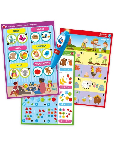 SAPIENTINO CLEMENTONI INFANZIA 2 PENNA INTERATTIVA GIOCO EDUCATIVO ...