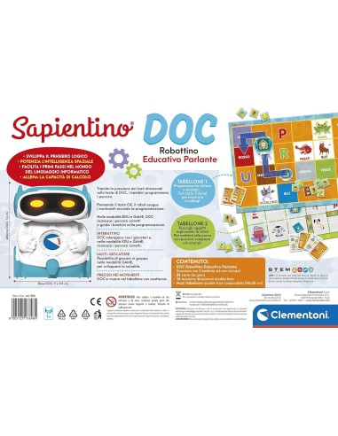 SAPIENTINO CLEMENTONI ROBOTTINO DOC GIOCO EDUCATIVO PER BAMBINI su ...