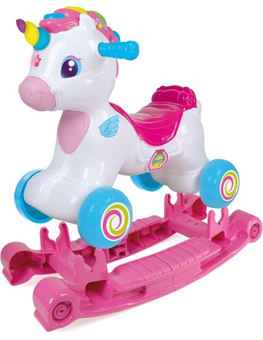 BABY CLEMENTONI NUVOLA DOLCE UNICORNO CAVALCABILE GIOCO PER BAMBINI...