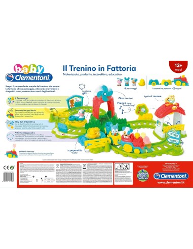 BABY CLEMENTONI TRENINO IN FATTORIA GIOCO EDUCATIVO PER BAMBINI su ...