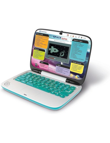 CLEMENTONI COMPUTER KID SPACE LAPTOP GIOCO DI LOGICA PER BAMBINI su...
