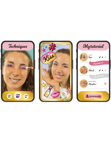 CLEMENTONI CRAZY CHIC MAKE-UP STUDIO COSMETICI SICURI PER BAMBINI s...