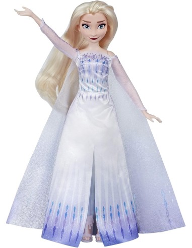 FROZEN 2 BAMBOLA CANTANTE CON VESTITO DA SERA FRANCESE Canta la Can...