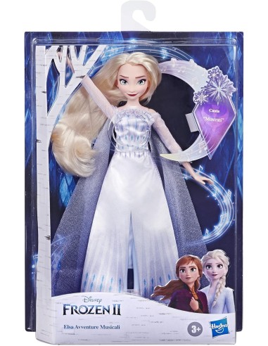 FROZEN 2 BAMBOLA CANTANTE CON VESTITO DA SERA FRANCESE Canta la Can...
