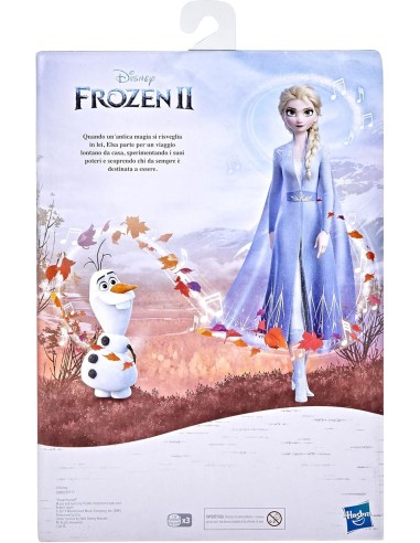 FROZEN 2 BAMBOLA CANTANTE CON VESTITO DA SERA FRANCESE Canta la Can...