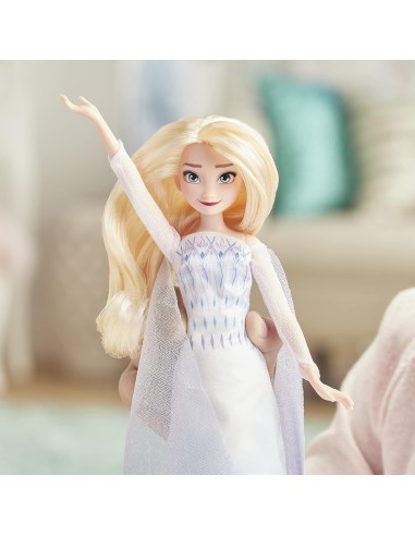 FROZEN 2 BAMBOLA CANTANTE CON VESTITO DA SERA FRANCESE Canta la Can...