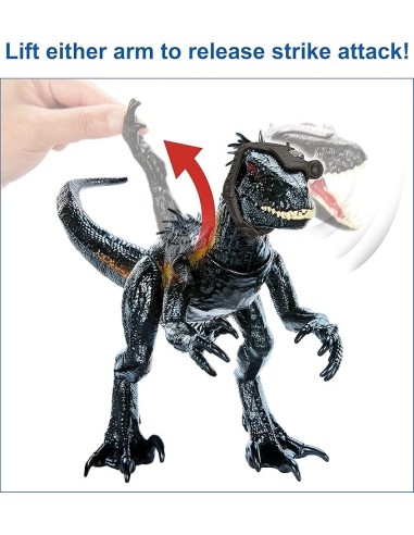 GIOCATTOLO PUBBLICIZZATO: vendita online JURASSIC WORLD gioco per bambini dinosauro INDORAPTOR in offerta