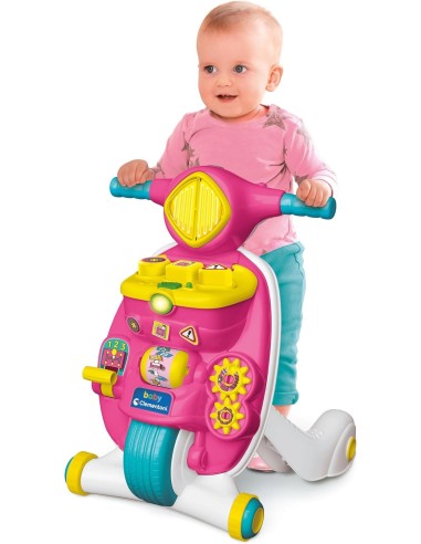 BABY CLEMENTONI VALENTINA SCOOTERINA GIOCO 2 IN 1 GIOCO EDUCATIVO P...