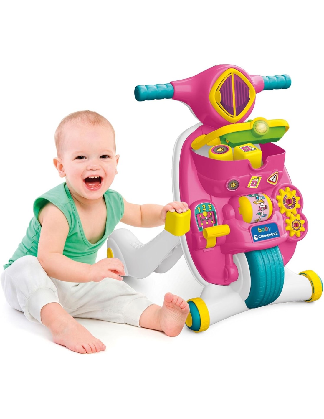 BABY CLEMENTONI VALENTINA SCOOTERINA GIOCO 2 IN 1 GIOCO EDUCATIVO P...
