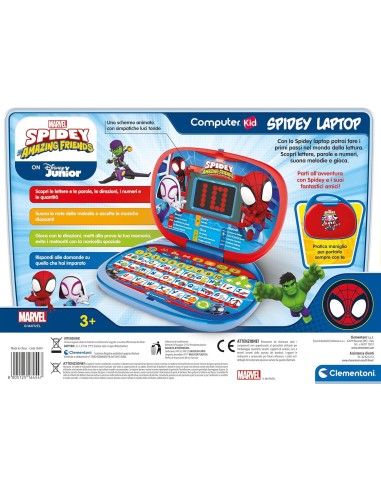 SPIDEY clementoni LAPTOP gioco educativo per bambini su Shop in Casa