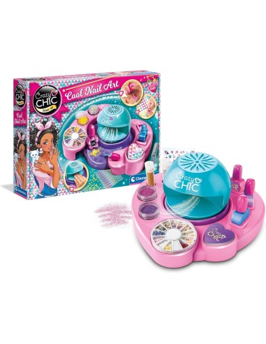 Clementoni Crazy Chic Cool Nails Set per Decorare Unghie con Macchi...