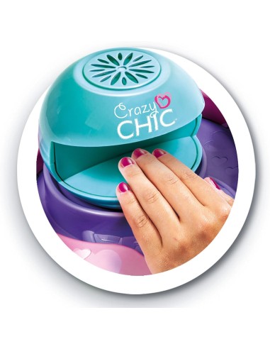 Clementoni Crazy Chic Cool Nails Set per Decorare Unghie con Macchi...