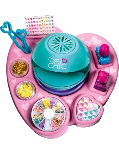 Clementoni Crazy Chic Cool Nails Set per Decorare Unghie con Macchi...