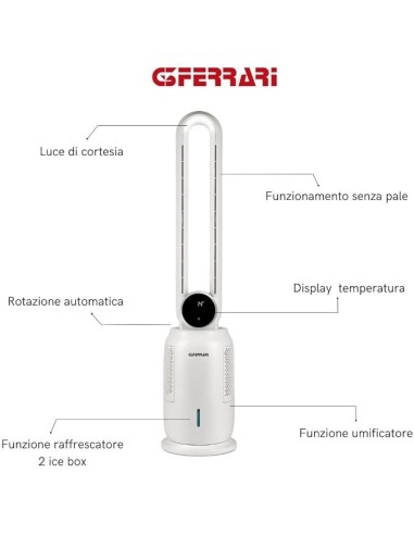 Cool Master - Raffrescatore Evaporativo Ad Acqua con 12 Velocità, T...