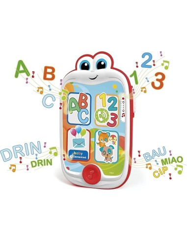 Clementoni Baby Smartphone Giocattolo Multicolore - Telefonino Inte...