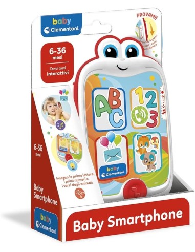 Clementoni Baby Smartphone Giocattolo Multicolore - Telefonino Inte...