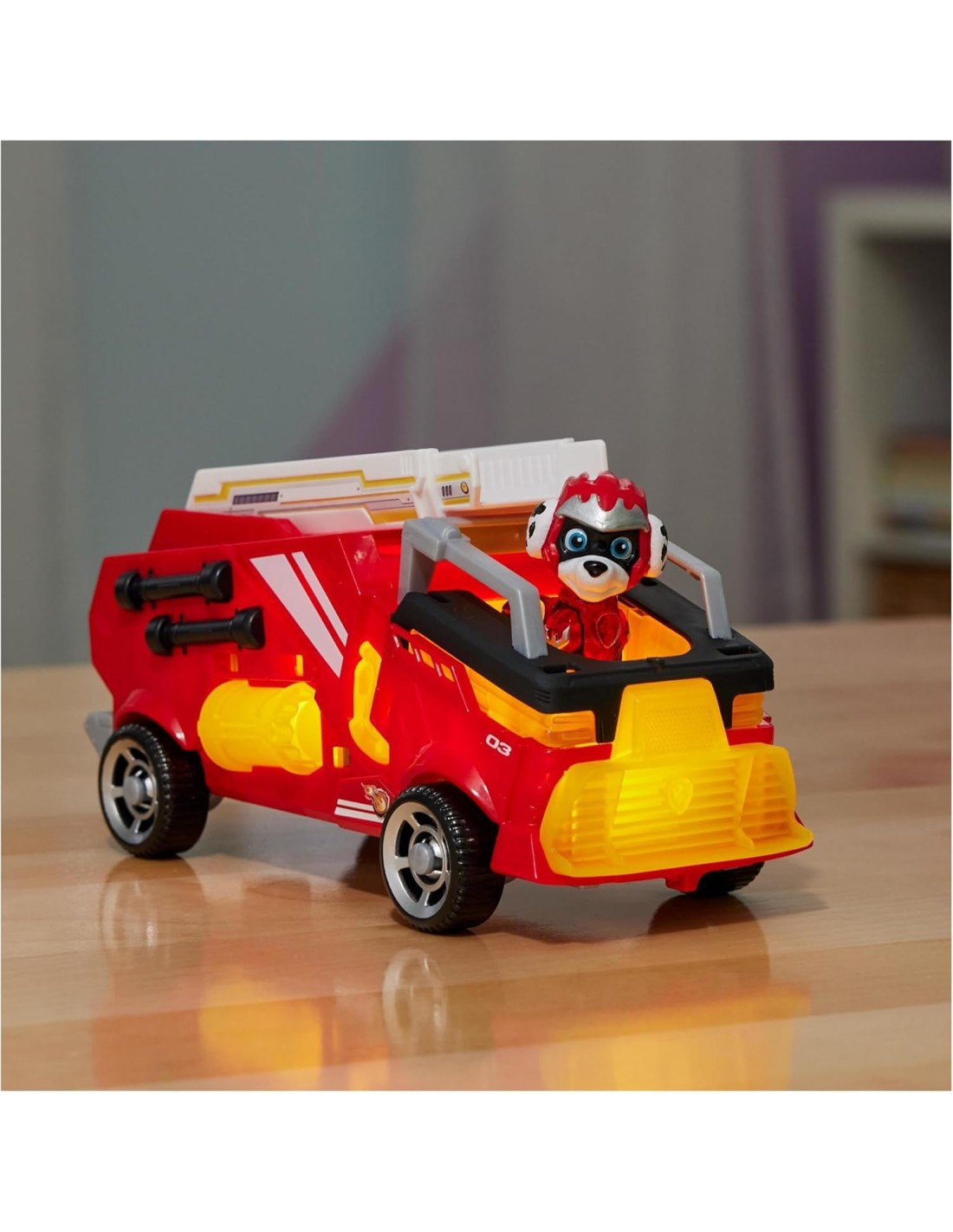 PAW PATROL VEICOLO CON PERSONAGGIO SERIE MIGHTY MOVIE, SPIN MASTER ...