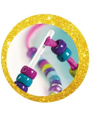 Clementoni Crazy Chic - Kit Bracciali Multicolor, Gioielli Fai da T...