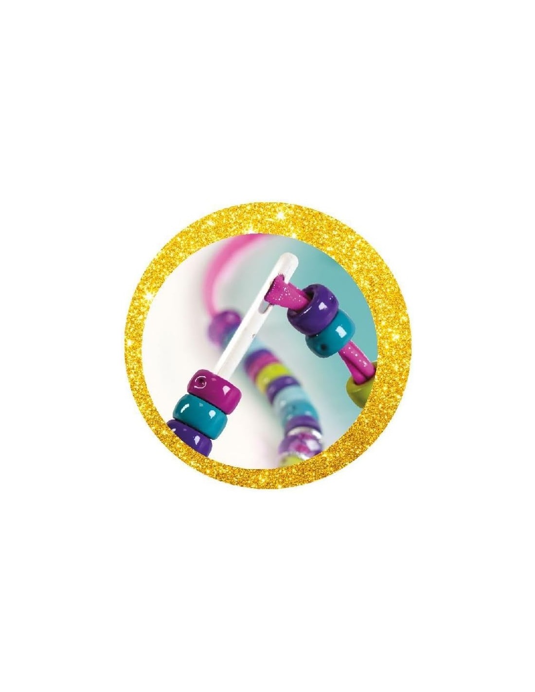 Clementoni Crazy Chic - Kit Bracciali Multicolor, Gioielli Fai da T...