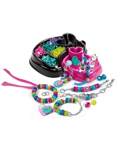 Clementoni Crazy Chic - Kit Bracciali Multicolor, Gioielli Fai da T...