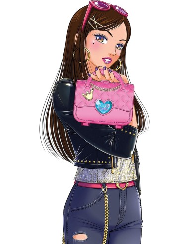 GIOCHI GIRL: vendita online Clementoni Crazy Chic Lovely - Cofanetto Trucchi a Borsetta per Bambine 6 Anni+ in offerta