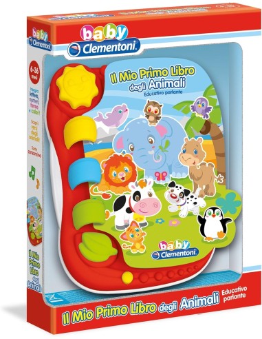 Clementoni - Il Mio Primo Libro degli Animali Interattivo per Bambi...