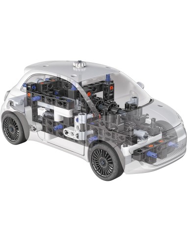 Clementoni - Scienza e Gioco Build - Modellino Fiat 500 Elettrica, ...